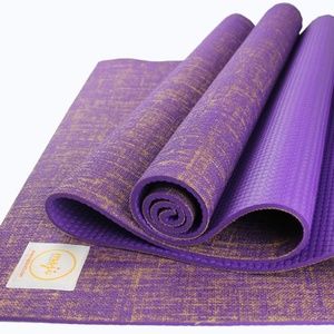 Jute Premium ECO Yoga Mat - Purple (24”x72”x5 mm)